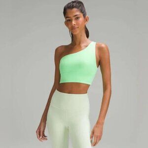 Lululemon Align Asymmetrical Bra *Light Support, A/B Cup • Pistachio • 14 NWT